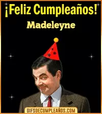 GIF Feliz Cumpleaños Meme Madeleyne